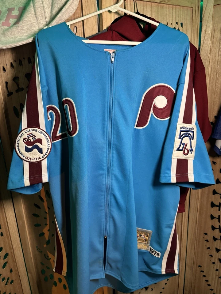 Camiseta deportiva retro Mike Schmidt Mitchell and Ness talla 54 Philadelphia Phillies Foto 2 de 4