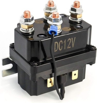 Reliable 12V 250A Winch Relay with Silver Alloy Steel - Perfect for Off-Roading