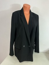 H M Black Blazer Jacket Womens 10