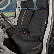 VW T6 / 2015 Front Sitzbezüge Sitzschoner Fahrersitzbezug Doppelbankbezug
