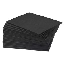 EVA Foam Sheets Black 12 Inch x 9 Inch 6mm Thickness for Crafts DIY Pack of 20