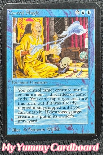 MTG Alpha Control Magic — Moderately Played | Limited Edition Alpha 1993