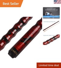 58" Pool Cue/Pool Stick Ergonomic Design Hardwood Canadian Maple 13mm Tip 18-...