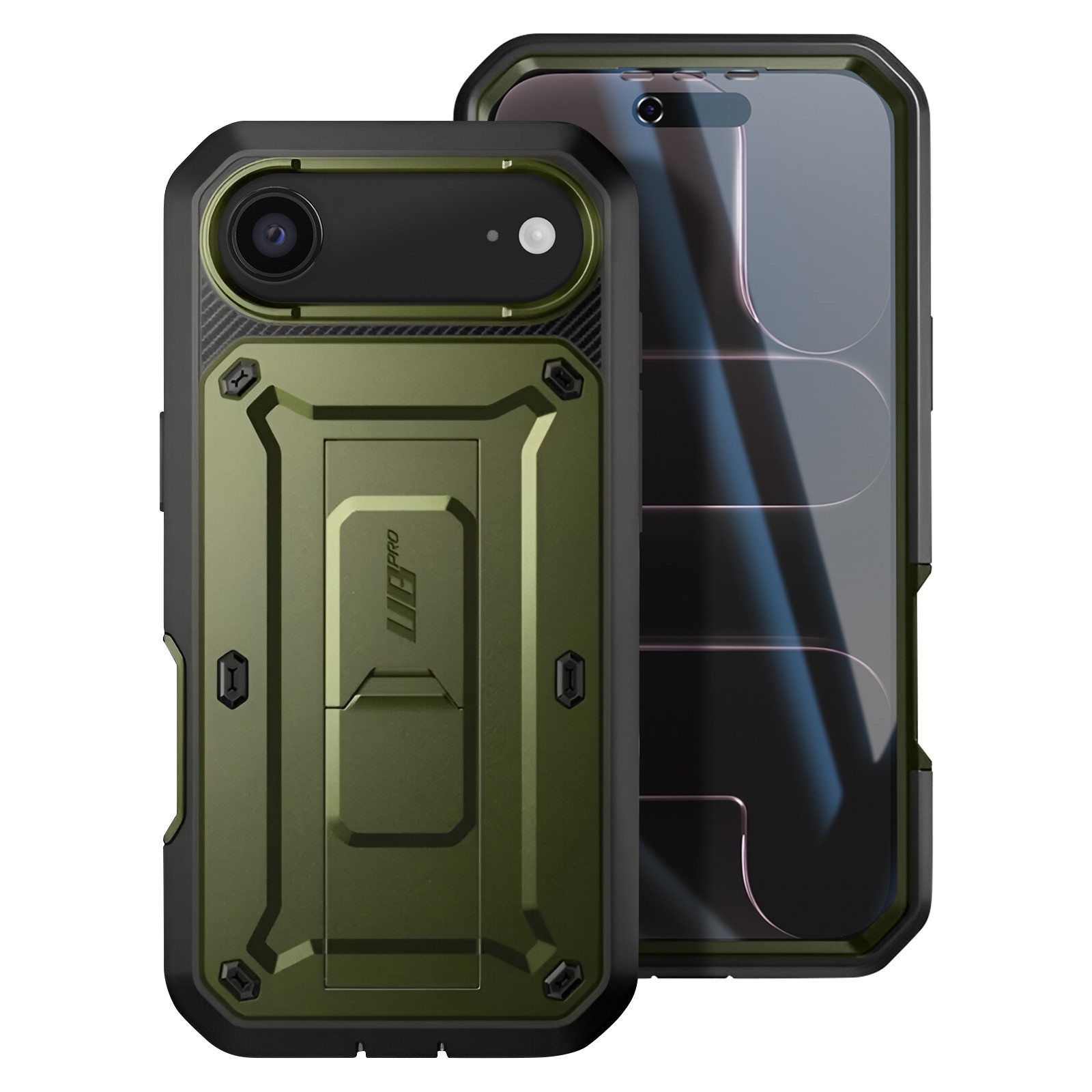 Coque antichoc iPhone Air Unicorn Beetle Pro avec béquille et protection écran