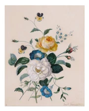 Vintage Floral Botanical Wall Art Poster Premium Quality Home Decor