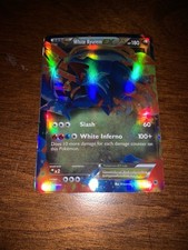 Pokémon White Kyurem EX Full Art Holo Dragon Basic Card Shizurow