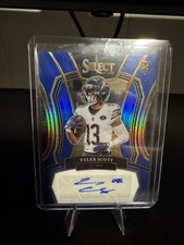 2023 Panini Select - Rookie Signatures Tyler Scott Blue Prizm /99 (AU, RC)