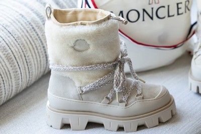 Moncler Peak Après Suede & Shearling Boots