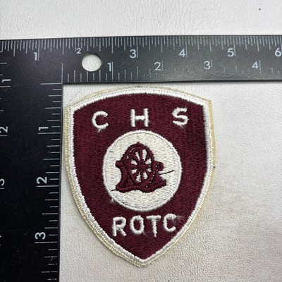 Vtg CHS CHATTANOOGA HIGH SCHOOL Reserve Officers Training Corps ROTC Patch 641E