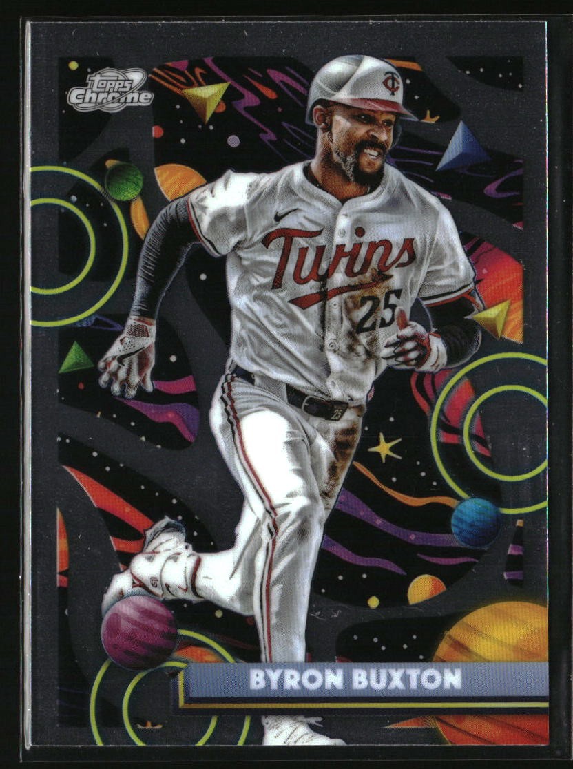 2025 Topps Chrome Cosmic Byron Buxton #76 Minnesota Twins