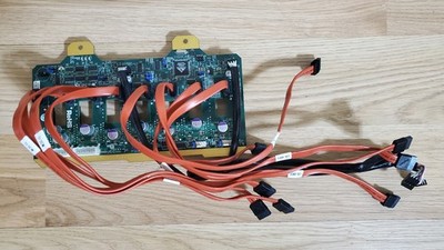 Supermicro SAS747TQ Interface Backplane Drive Controller Board with Cables