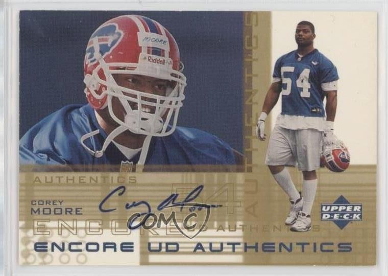 2000 Upper Deck Encore Authentics Corey Moore #CM Rookie Auto RC 10k8