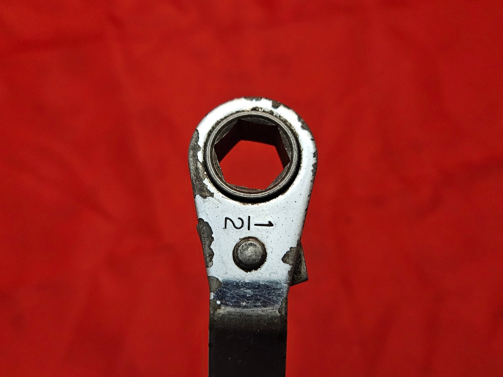 MAC ROW1618 1/2" X 9/16" 6 Point Offset Ratcheting Double Box End Wrench SAE S14