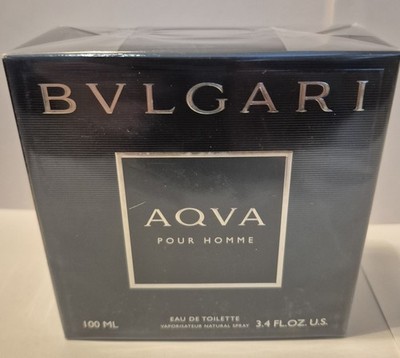 BVLGARI AQVA POUR HOMME 3.4 oz EDT SPRAY~FACTORY SEALED~