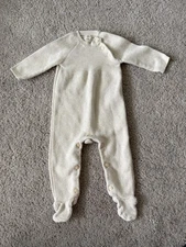 Hope & Henry Knit Sweater Footie Outfit for Baby EUC Size 3-6 Months