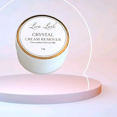 Eyelash Adhesive Remover, Crystal Clear Cream Formula, 10g New Box