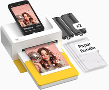KODAK Dock ERA Plus 4PASS Instant Photo Printer, 4x6 inches, 50 Sheets Bundle