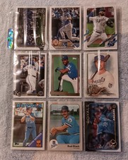 MLB Baseball Kansas City Royals (9) Cards Base Set Black Ragans Ragans Dozier