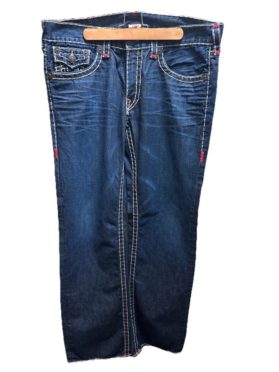 True Religion World Tour Blue Jeans for Men for sale - eBay