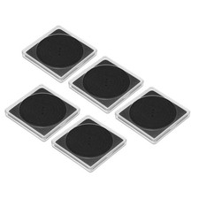 5Pcs Square Coin Holder Case, Coin Collection Case Storage Clear, 20-40mm 