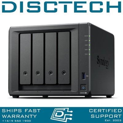 Synology 16TB DiskStation DS423+ 4-Bay SATA Quad Core AES-NI NAS