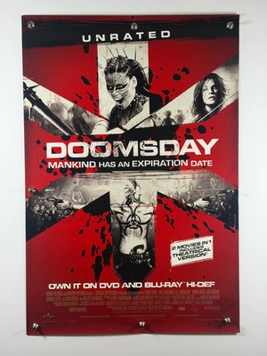 Doomsday 2008 Original Home Video Poster 27x40 SS Rolled Unrated Rhona Mitra