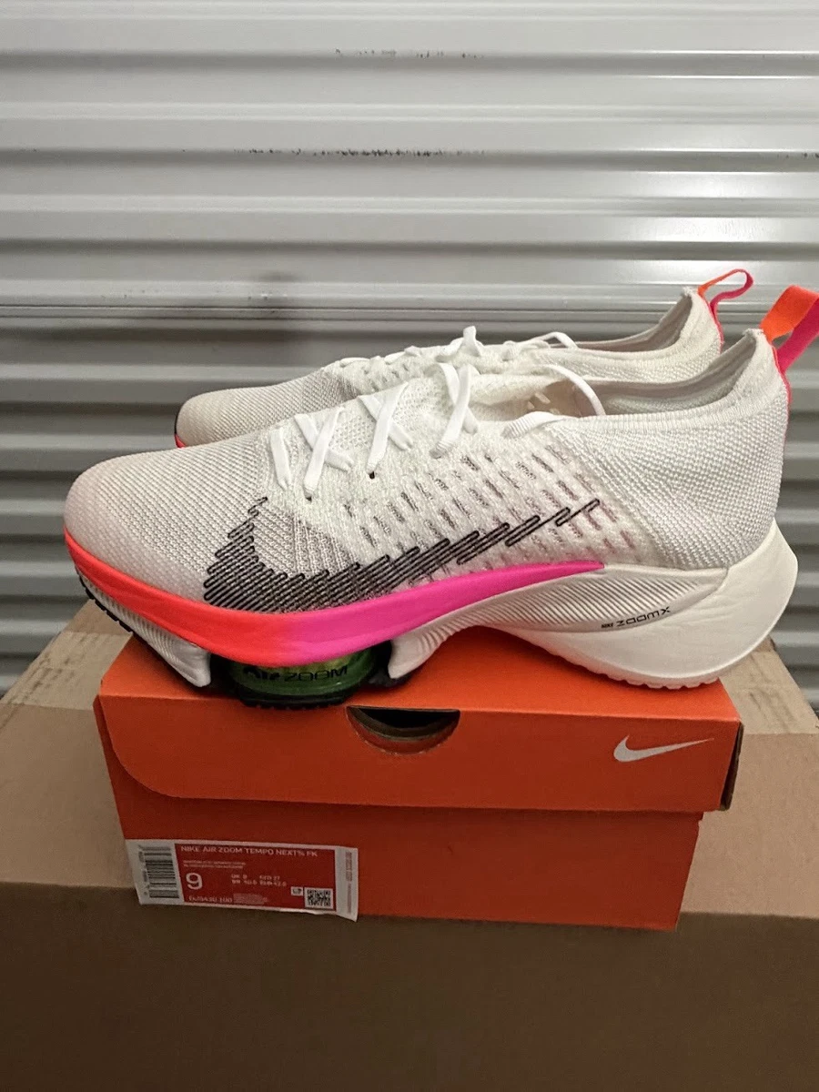 NIKEAir Zoomtempo Next%26.0オリンピックカラー Nike Air Zoom Tempo NEXT% Flyknit Hyper Pink for Sale