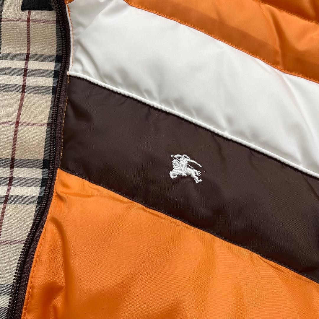 BURBERRY BLACK LABEL Down Jacket Size M Orange From Japan thumbnail 16