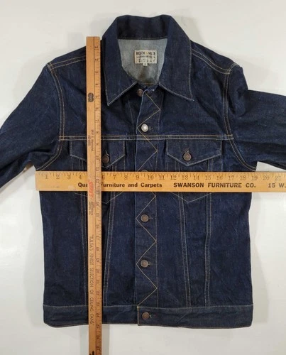 Imogene + Willie Made in USA Selvedge Denim Trucker Jean Jacket Adult S/M image 7