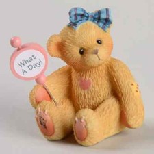 Cherished Teddies Mini Figurine "What a Day Everything's OK" 303119 Ships Free