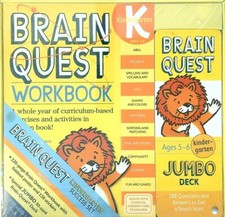 Brain Quest Workbook  Jumbo Deck Grade K 