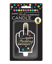 Candyprints Happy F#cking Birthday Adult Party Candle by Little Genie