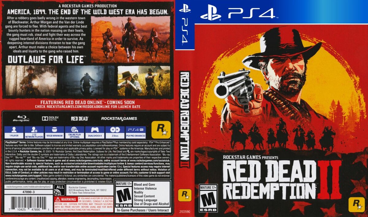 Red Dead Redemption 2 Standard Edition PlayStation 4, PlayStation 5 47890 -  Best Buy