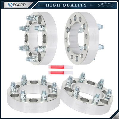 4 Pcs 1.5'' 6x5.5 to 6x135 Wheel Adapters For Chevy GMC 6 Lug to Ford F-150 Wheel