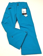 Obermeyer Teens Brisk Snow Pants Size S 8  NWT Boys Youth Kids Blue