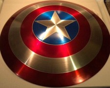 Captain America Shield Avengers Metal Prop Replica - Screen Accurate - 1:1 Scale