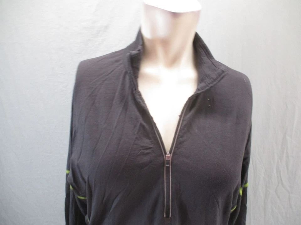 Pullover deportivo Icebreaker GT 200 talla L para hombre negro mezcla de lana merino 1/2 cremallera 226 Foto 2 de 4