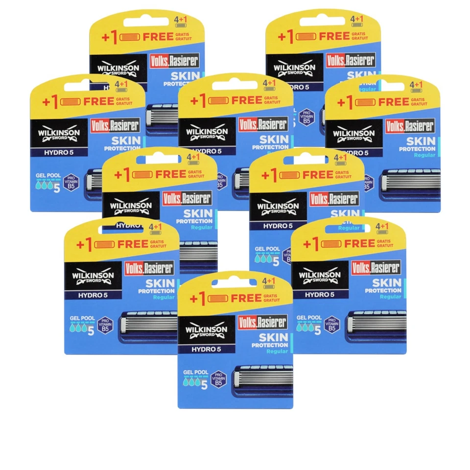 50x Wilkinson Sword Hydro 5 SKIN PROTECTION Regular Rasierklingen - NEU - OVP -