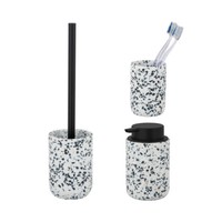 SchÖNer Wohnen-Kollektion Bad-Accessoire Set Tosi 3-Teilig Weiß Polyresin Bad