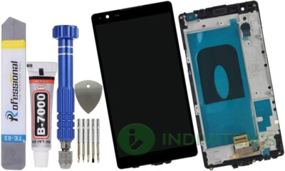 Für LG X Power K220 Display Komplettes Bildschirm LCD + Touch + Rahmen Schwarz