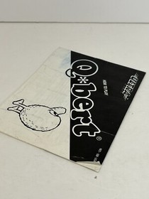 Q*Bert NES Nintendo Manual Instruction Booklet QBert Q Bert