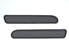 Fog Light Screen Kit - Aluminum W/Black Mesh - For 1997-2004 C5 Corvette