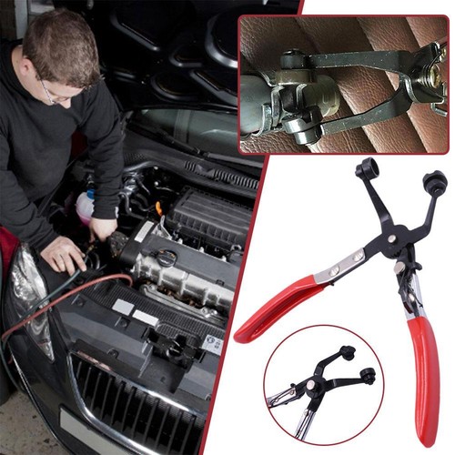 1PC Car Water Pipe Hose Removal Tool Flat Band Type Pliღ Clamp Hose