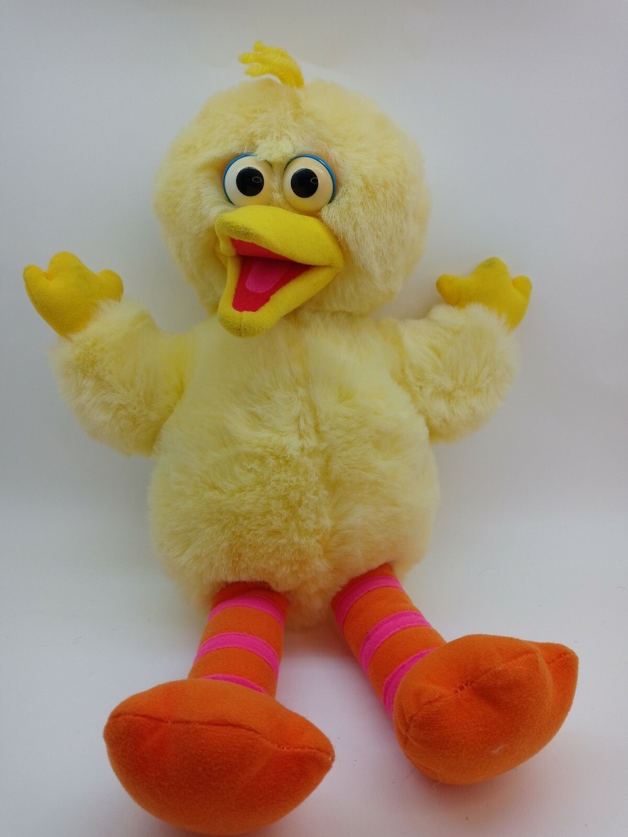 TYCO 1996 SESAME STREET 16 INCH SOFT PLUSH TALKING BIG BIRD