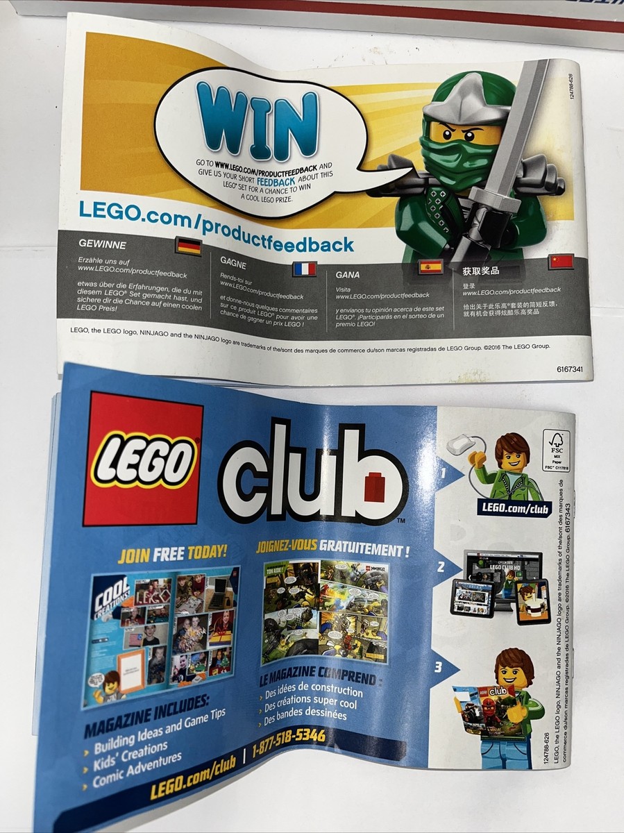 LEGO Ninjago Rock Roader 70589 - Manual Only Books 1 And 2 | eBay
