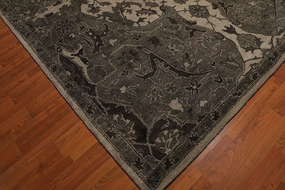 Brand New Pottery barn Nolan Gray 8X10 wool area rug for living room