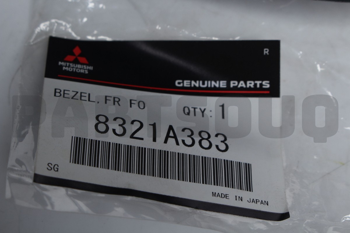 8321A383 Genuine Mitsubishi GARNISH,FR BUMPER,LH | eBay