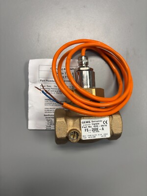 Gems Sensors FS-200E-A P/N 020-0616 Flow Switch