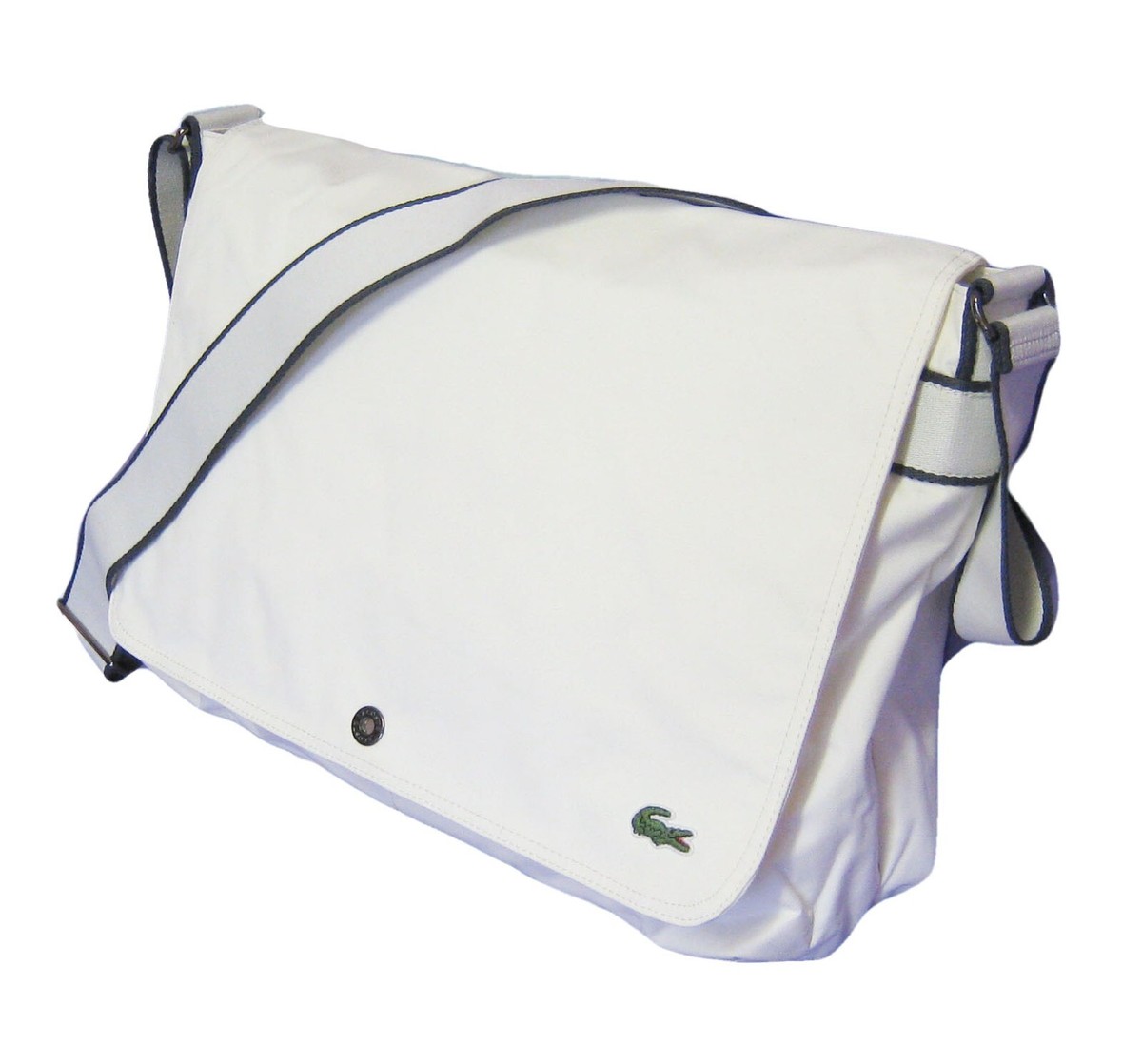 LACOSTE MESSENGER BAG Large Vintage M86 New City Casual 7 Ice