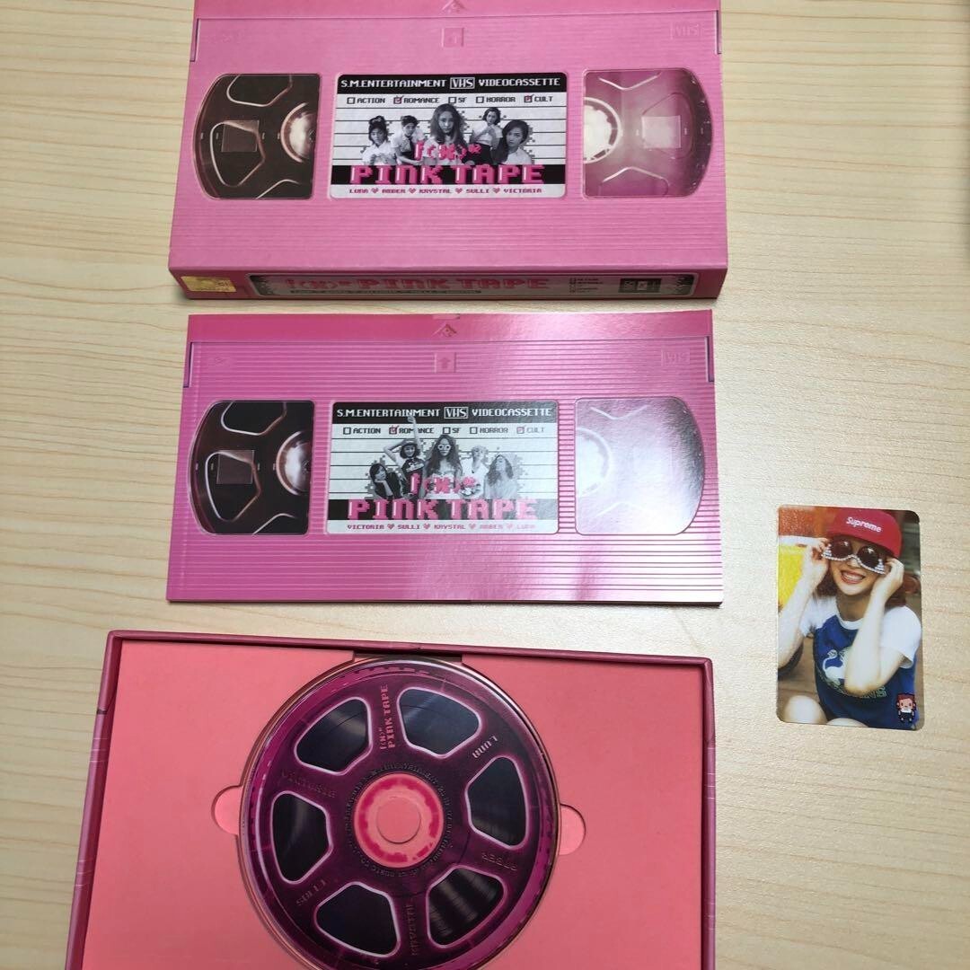 f(x) Pink Tape 2nd CD Korean Idol Group Second Album SM Used f(x) Pink Tape 2nd CD Korean Idol Group Second Album SM Used